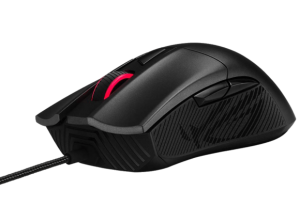 A ROG Gladius II Core egy könnyű, ergonomikus vezetékes egér 6200 dpi-s érzékelővel, exkluzív ROG kapcsolófoglalattal és Aura Sync megvilágítással