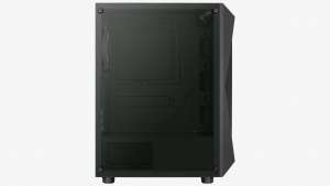 AeroCool Falcon Mesh v2 ARGB ATX Acryl oldalú Számítógép Ház, Fekete