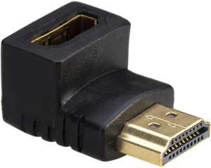 Akyga HDMI - HDMI pipa 90° L Adapter