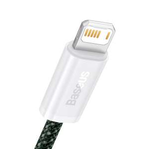 Baseus Dynamic 2 USB - Lightning töltőkábel, 2.4A, 2m (zöld)