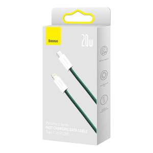 Baseus Dynamic 2 USB - Lightning töltőkábel, 2.4A, 2m (zöld)