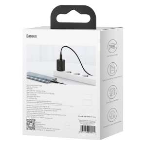 Baseus Super Si Quick Charger 1C 25W, Fekete