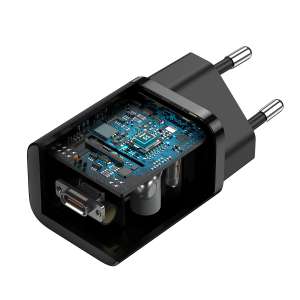Baseus Super Si Quick Charger 1C 25W, Fekete