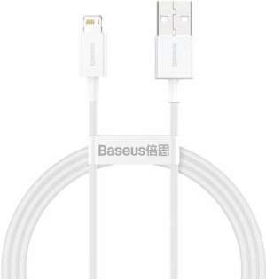 Baseus Superior Series Cable USB to iPhone 2.4A, Fehér, 1m