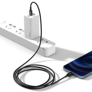 Baseus USB-C kábel a Lightning Superior, 20 W, PD, 1M, Fekete
