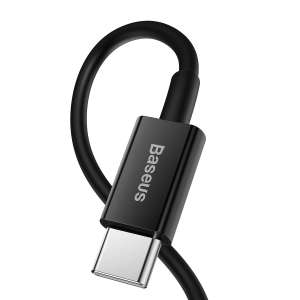Baseus USB-C kábel a Lightning Superior, 20 W, PD, 1M, Fekete