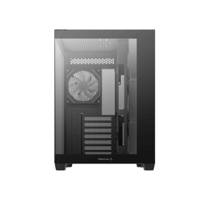 DeepCool Számítógépház - CG530 4F (fekete, ablakos, 4x12cm A-RGB, BTF, ATX, 2xUSB3.0, 1xUSB2.0)