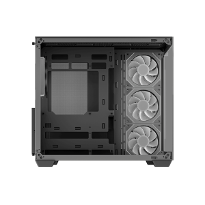 DeepCool Számítógépház - CG530 4F (fekete, ablakos, 4x12cm A-RGB, BTF, ATX, 2xUSB3.0, 1xUSB2.0)