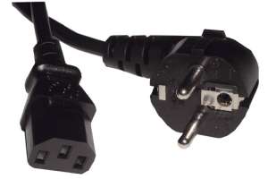 Gembird Hálózati Tápkábel, 5m, Fekete