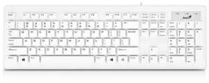 Genius SlimStar 126 Vezetékes Billentyűzet, Magyar, Fehér