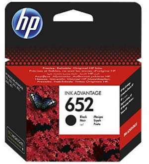 HP 652 Fekete eredeti patron