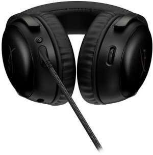 HyperX Cloud III Gamer Mikrofonos Fejhallgató, 3.5mm-es Jack csatlakozó, Fekete/Piros