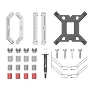 ID-Cooling SE-224-XTS ARGB WHITE (12cm, PWM, LED) Processzor hűtő