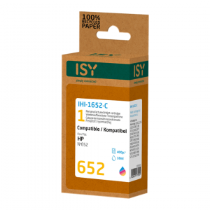 ISY HP 652 Utángyártott Színes Patron