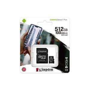 Kingston Canvas Select Plus micro SDXC 512GB Class 10 UHS-I + SD adapter