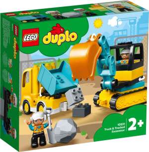 LEGO® Duplo Teherautó és lánctalpas exkavátor