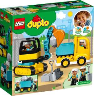 LEGO® Duplo Teherautó és lánctalpas exkavátor