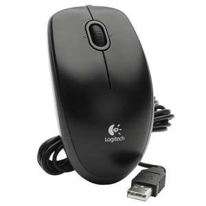 Logitech B110 Silent optikai egér, fekete