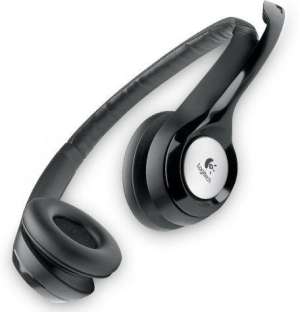Logitech H390 Stereo headset, Fekete