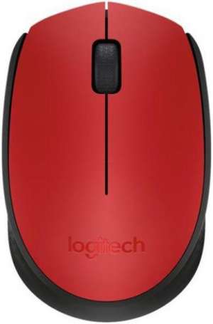 Logitech M171 Vezeték nélküli egér Piros
