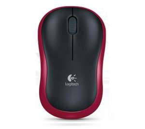 Logitech M185 red
