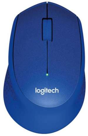 Logitech M330 Silent Plus vezeték nélküli egér, Kék
