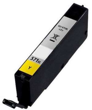 QPrint Canon CLI-571Y/XL Sárga Utángyártott patron