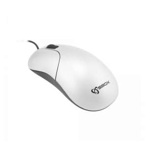 Sbox M-923 ezüst vezetékes egér, 1000 DPI