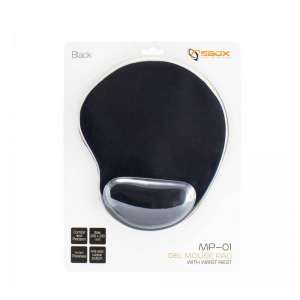 SBOX MP-01B ERGO ZSELÉS EGÉRPAD,FEKETE