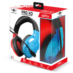 Spirit of Gamer Fejhallgató PRO-SH3 (Nintendo Switch, piros/kék)