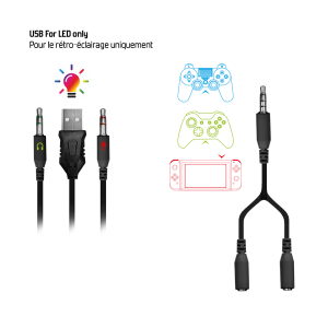 Spirit of Gamer PRO-H7 MultiPlatform Mikrofonos Gamer Fejhallgató