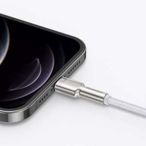 USB-kábel a Lightning Baseus Cafule-hez, 2,4A, 2m (fehér)