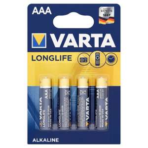 Varta LongLife AAA elem, 4db