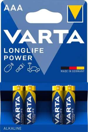 Varta Longlife Power (High Energy) AAA mikró elem (LR03) (4/cs)