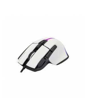 White Shark MARROK Gamer Egér, 12000dpi, 9D, RGB, USB2.0, Fehér