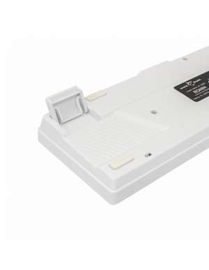 White Shark RONIN-W Gamer Billentyűzet, 68 gomb, Fehér, Angol